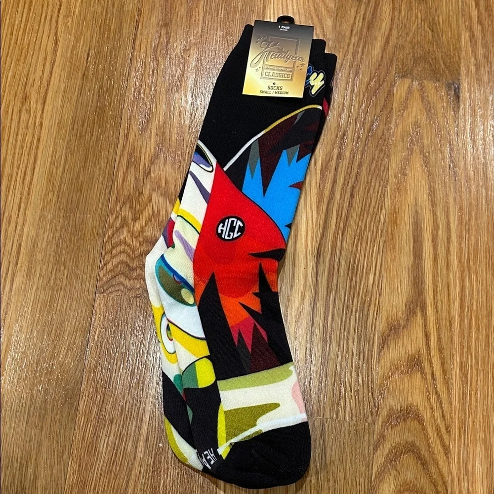 Headgear classic Colorful Abstract Patterned Men's Socks small/medium new